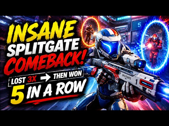 Ich habe es geschafft: 3 Verluste, 5 Siege in Folge – Splitgate- comeback ist insane!