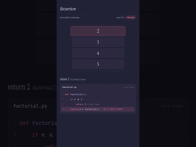 Recursion #computerscience
