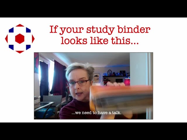 Study Skills: Get that Binder under Control!