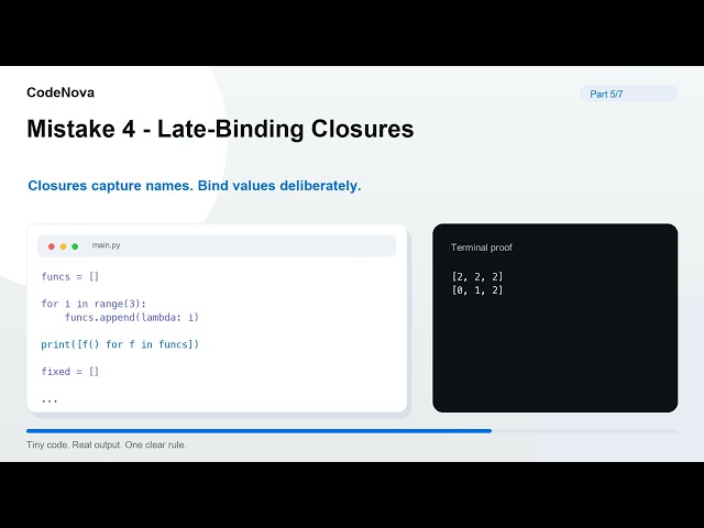 Python Mistakes That Look Correct Until You Run Them