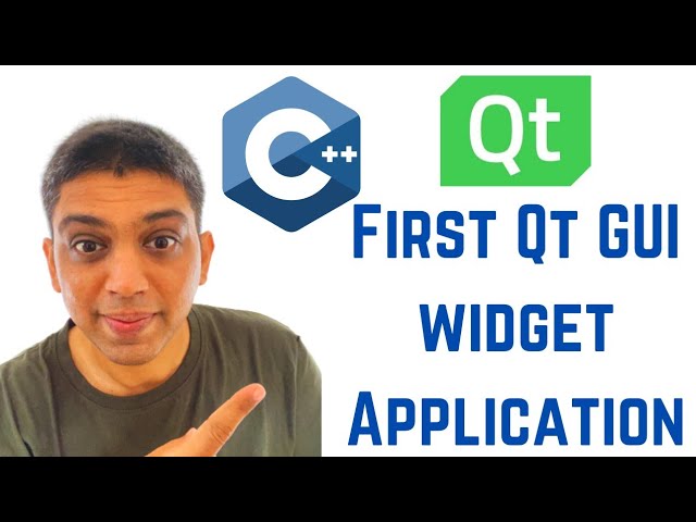 Qt Tutorials For Beginners - First Qt GUI widget Application