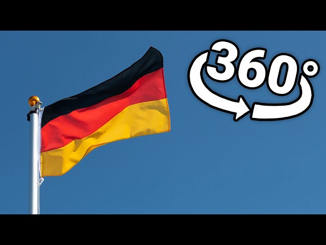 Deutschland - Flagge 60 x 90 cm | VR 360° Video