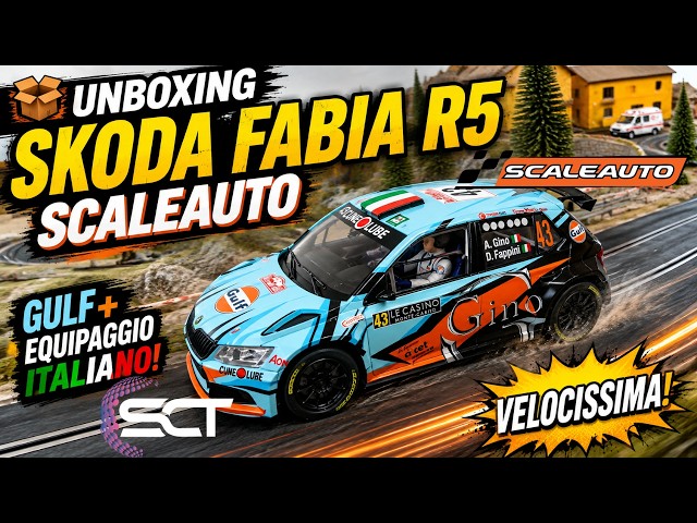 NEW SKODA FABIA R5 SCALEAUTO! Unboxing, Mechanics & Track Test | Magnet vs No Magnet
