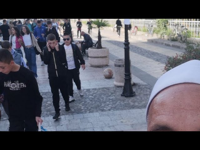 Masjid Besar Di Pusat Bandar Shcoder Albania