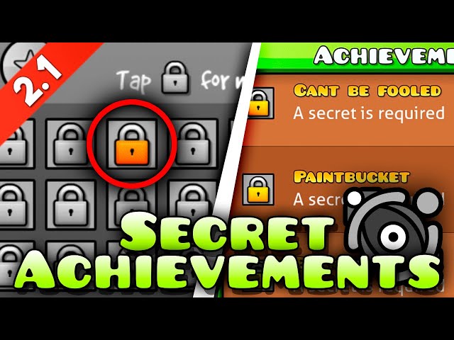 UNLOCK ALL SECRET ACHIEVEMENTS (Geometry Dash 2.1)