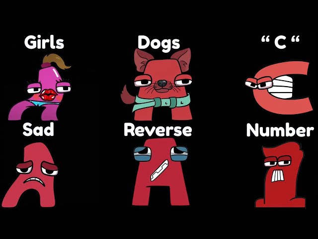 ALPHABET LORE A-Z but different version  - ALPHABET LORE ANIMATION MEME - abcdefghijklmnopqrstuvwxyz