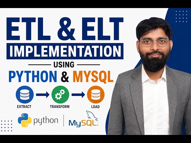 ETL vs ELT in Data Engineering | Complete Beginner to Advanced Guide | Python & MySQL