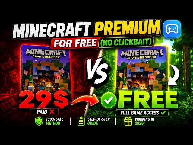 FREE Minecraft Premium Account 2026 🔥 100% Working Method