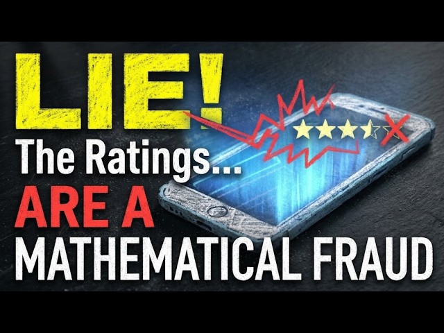 Why Star Ratings Are a Mathematical Lie? | Ordinal Data Explained