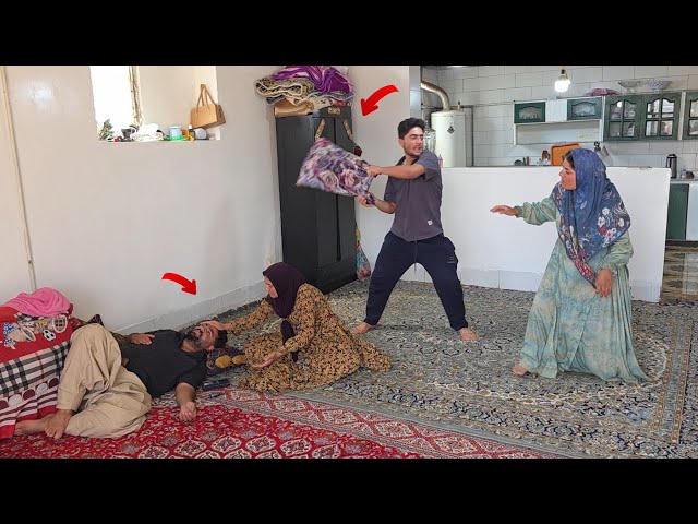 Soraya’s jealousy over Fatemeh caring for the ailing Amir: tension between her and Ayas.