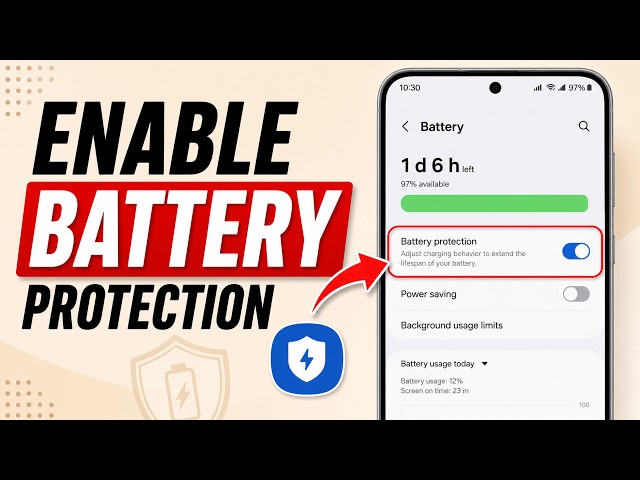 How to Turn On Battery Protection on Samsung