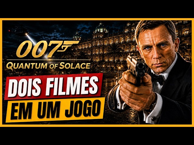 007 QUANTUM OF SOLACE no PS2 Parece Outro Jogo