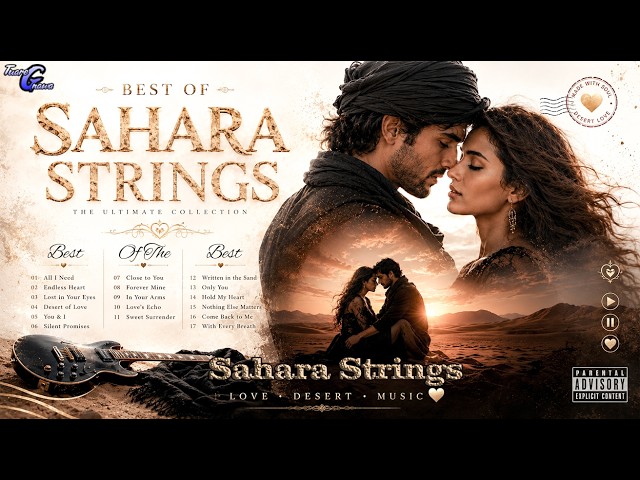 Best Of Sahara Strings | 17 Romantic Love Songs | Relaxing Guitar Music Collection.