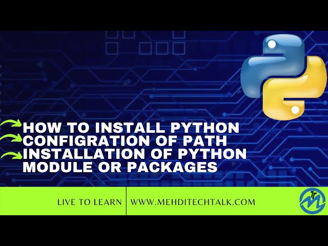 How to install python in windows