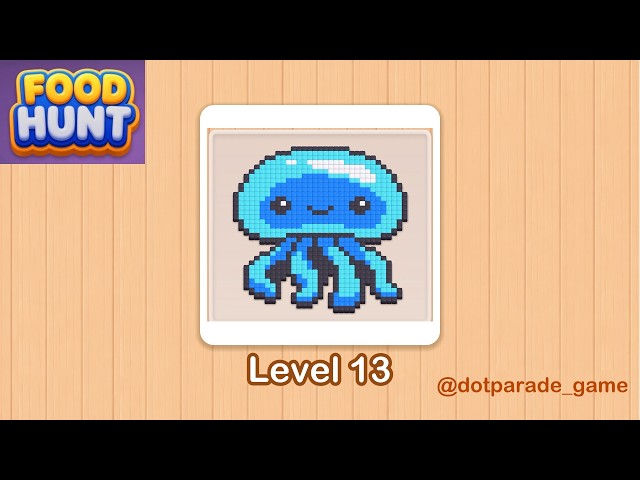 Food Hunt: Pixel Puzzle Level 13 - Walkthrough & Solution