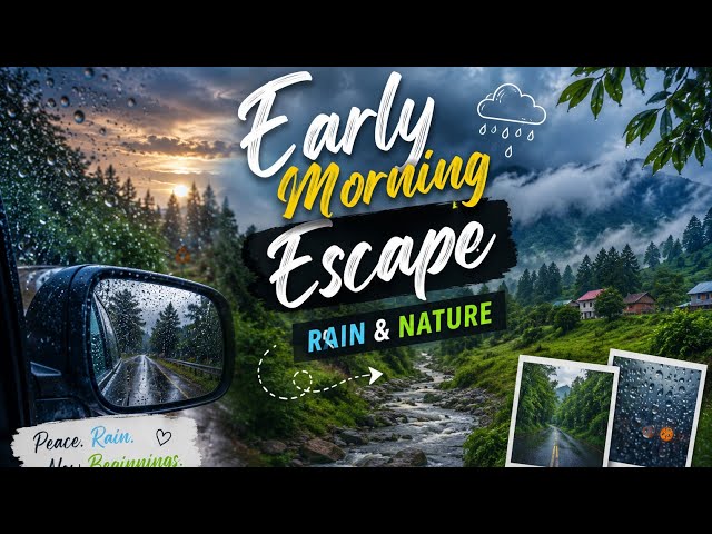 Early Morning Escape | Rain & Nature