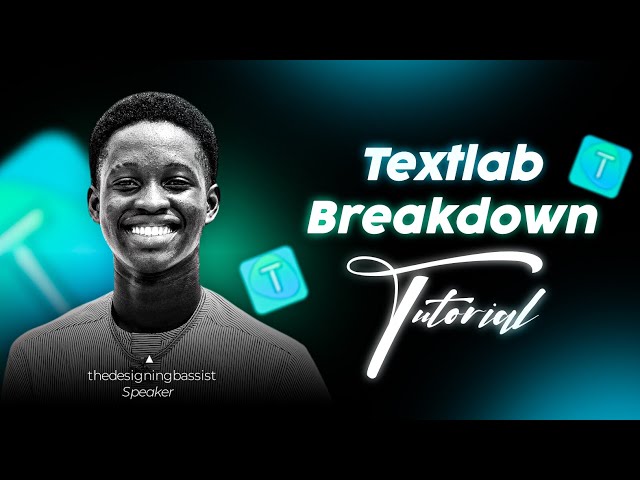 Textlab Breakdown tutorial @thedesigningbassist 