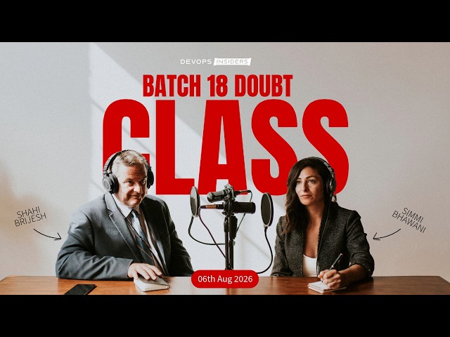 B18 Doubt Class 06-08-2026