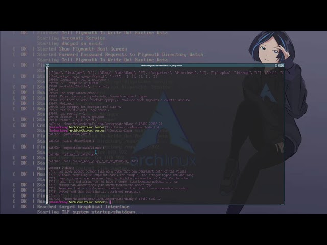 Live programming 💾 💻 (I use Arch btw) #linux #computer