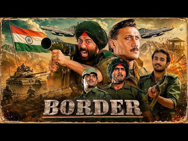 Border (1997) - Hindi Full Movie | Sunny Deol, Jackie Shroff, Sunil Shetty, Akshaye Khanna
