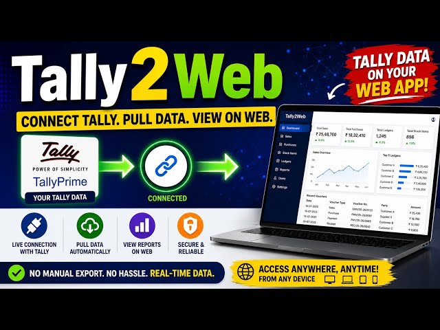 Customized Web App for Tally | Price & Stock  |  Partner Balance  | Daybook 