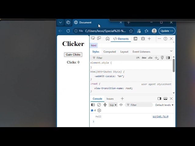 Coding a Clicker - Episode 1
