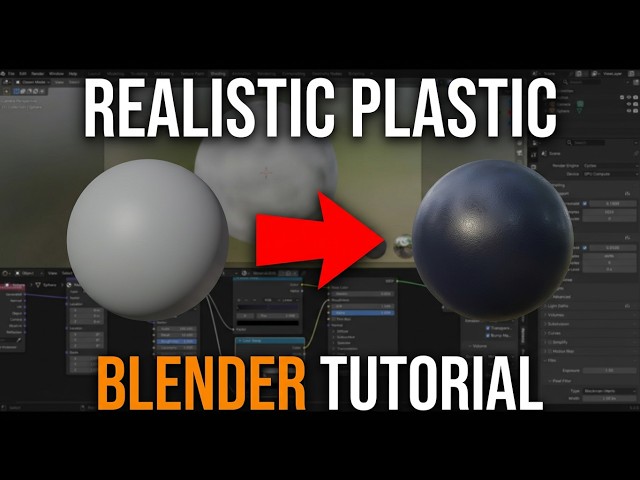 How to Make a Realistic Plastic Material in Blender