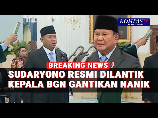 President Prabowo Officially Appoints Sudaryono as Head of BGN, Replacing Nanik S Deyang!
