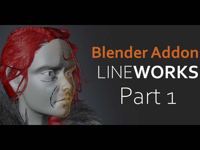 Blender 2.80 Addon Tutorial - Lineworks Part 1 Introduction