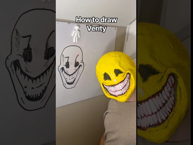 How to draw Verity Falsity😬 #minecraft #verity #roblox #drawing #draw #tutorial