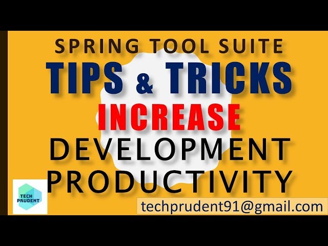 spring tool suite tips and tricks