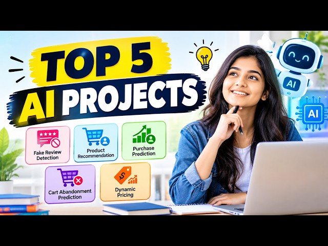 5 Best AI Projects for Students | Final Year AI Project Ideas | AI/ML Projects