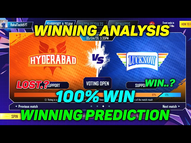 RCB VS CSK Winning Prediction🚀💯Bgmi Cricket League Prediction | Today Bgmi Cricket League Prediction
