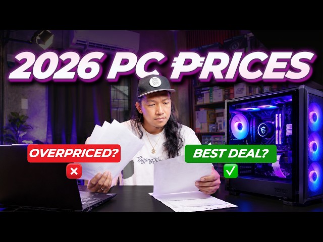 Magkano na ba ang Maayos na PC Build Ngayong 2026? Pumunta ako sa 5 PC Stores na malapit sa amin