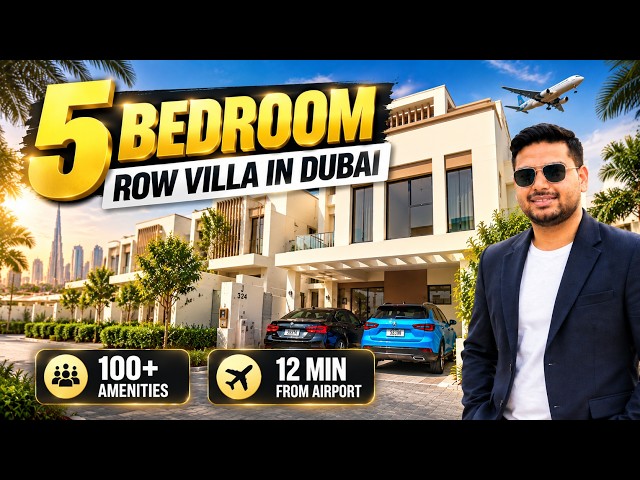 5 Bedroom Row Villa in Dubai | DAMAC Islands 2 | 100+ Amenities | 12 Min from Airport