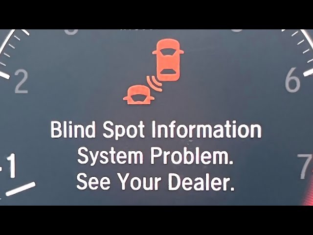 How to Fix & Reset Blind Spot Monitoring (BSM) Warning Light Stays On or Flashing | BSM Light On