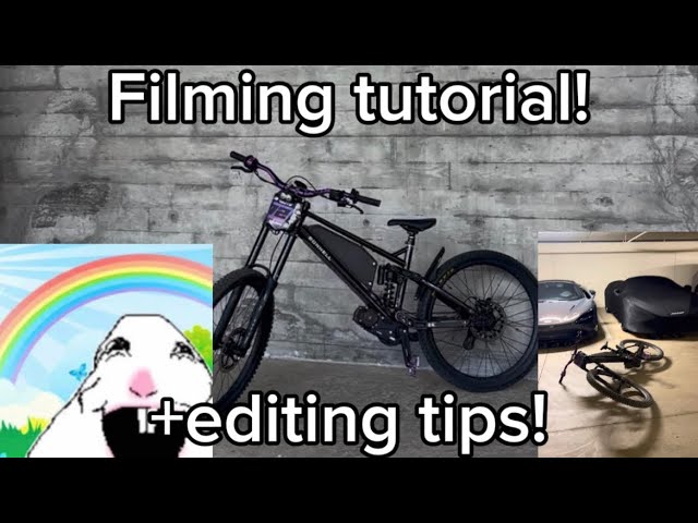 How to PROPERLY film ur bike + editing tips ￼￼