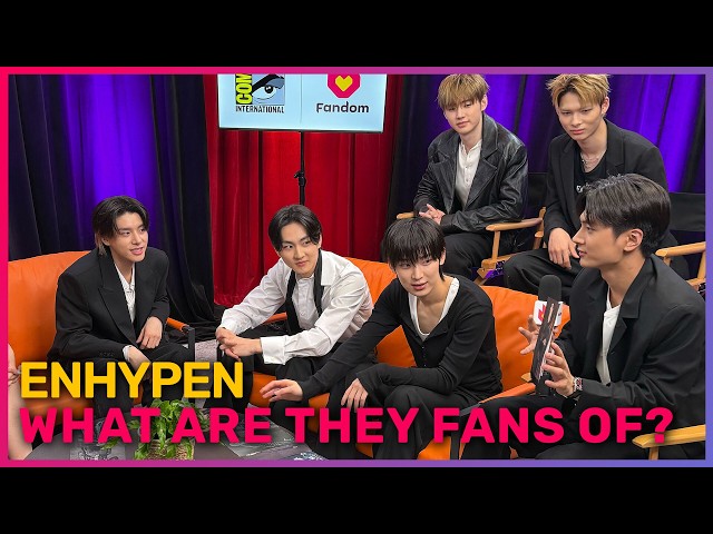 ENHYPEN Shares What They're Fans Of | F1, Post Malone, Brad Pitt