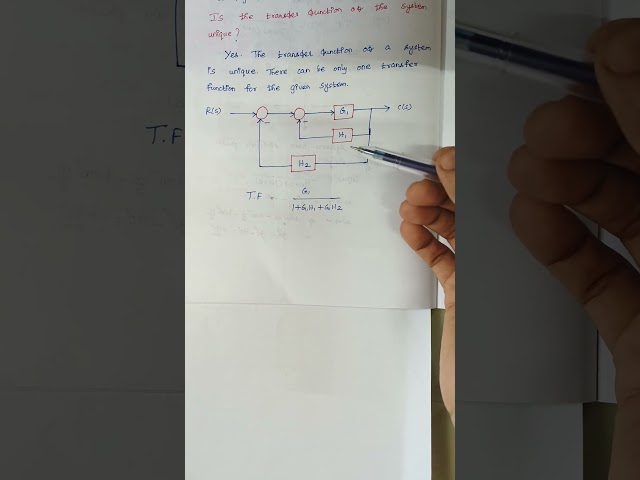 Is the transfer function of a system unique?