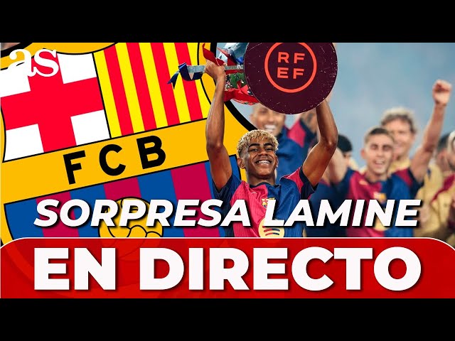 LAMINE YAMAL en DIRECTO | NUEVO DORSAL 10 DEL BARCELONA Y RENOVACIÓN