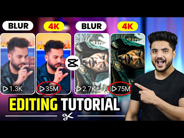 📲How To Convert Normal Video To 4K ULTRA HD | 4k Video Editing | Capcut 4k Quality Video Editing