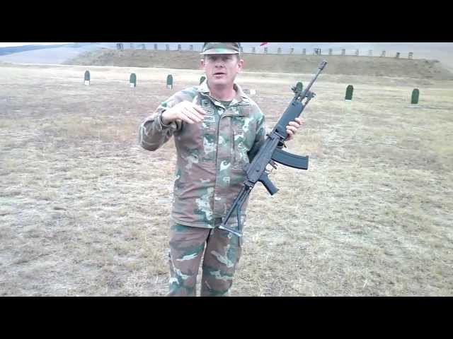 Teaching how to Fire an assault rifle (R4) on Automatic