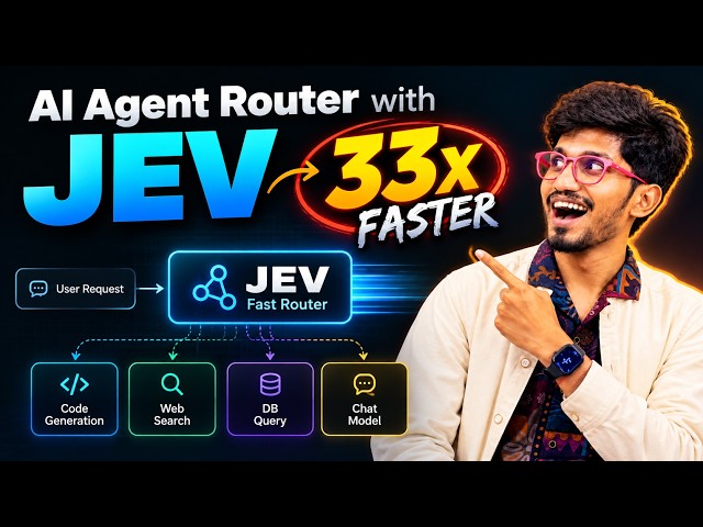 I Built a 33x Faster AI Agent Router with JEV #devmonk