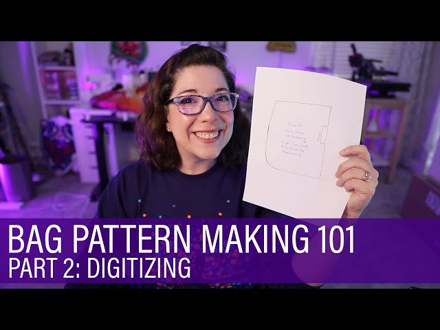 Bag Pattern Making Part 2: Digitizing Your Pattern Pieces