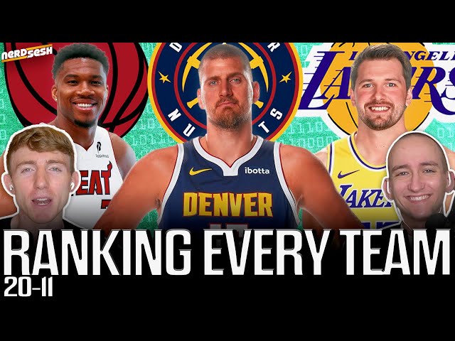 Ranking Every NBA Team (#20-11): Jokic & Nuggets, Luka & Lakers NOT Top 10? | Nerd Sesh