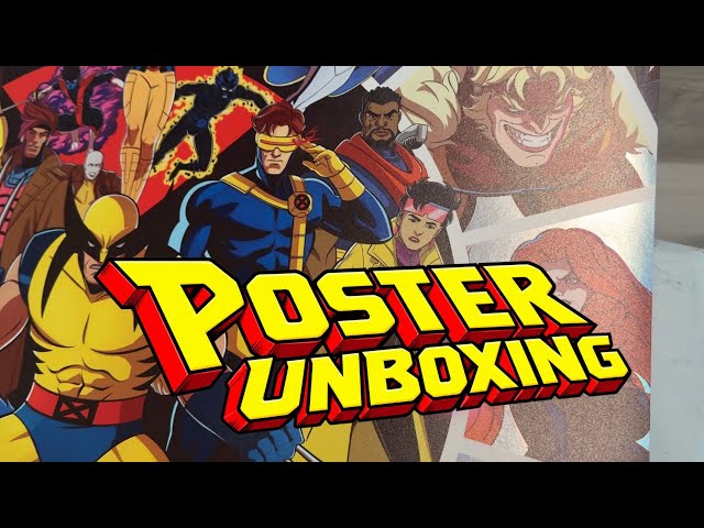 Awesome Marvel Poster unboxing from Bottle neck gallery 