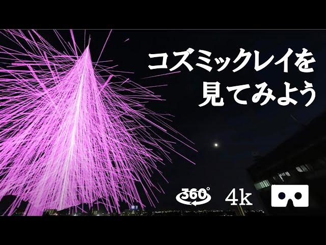【信大コズミックレイ】エアシャワー体験 in 信州大学（Ver. 3D）