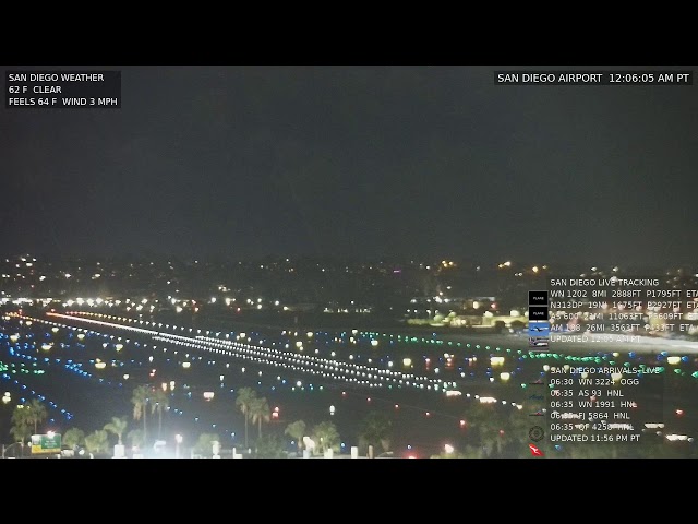 🔴 24/7 LIVE | San Diego Airport (SAN) ✈️ Plane Spotting & Aviation Action