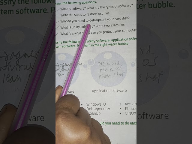 Computer Class-5 Chapter-2 (part-3) Ques/Ans
