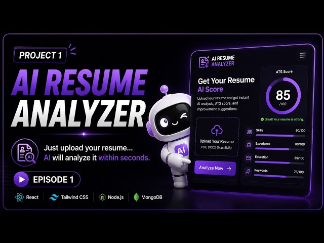 🥈 Building an AI Resume Analyzer from Scratch | Episode 1 | Tamil 